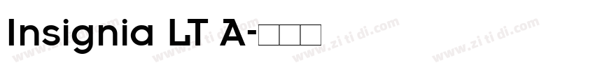 Insignia LT A字体转换